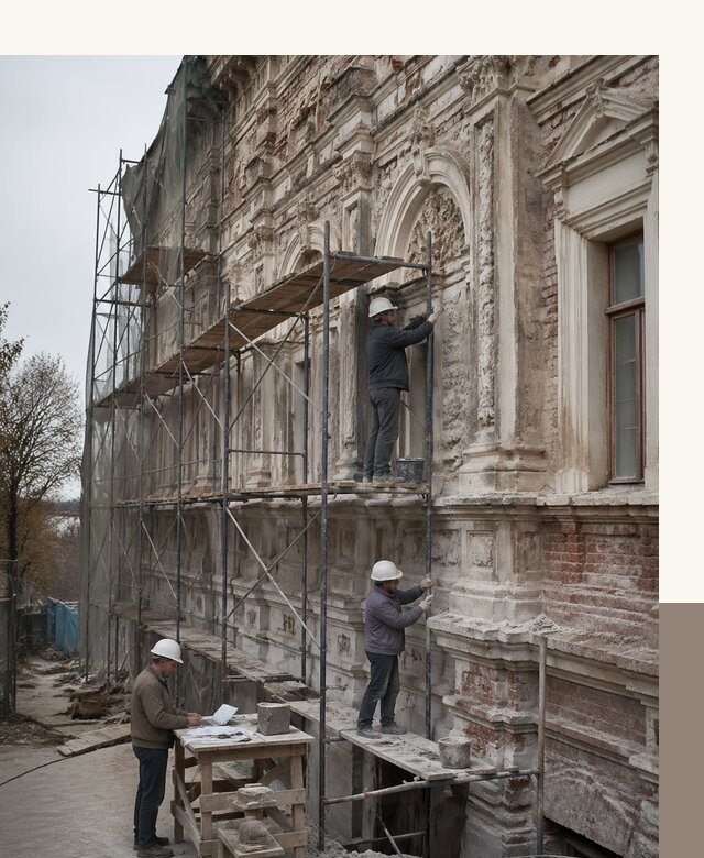 Реставрация объектов культурного наследия под ключ в Чебаркуле